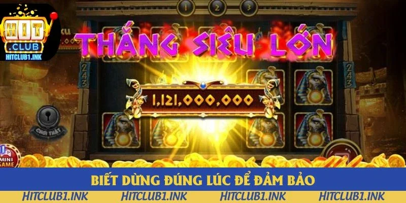 Biết dừng đúng lúc để đảm bảo an toàn cho ví tiền